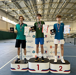 РТТ Областные Соревнования "Турнир на призы Федерации тенниса Тульской области" Богданов Тихон-1м! Кожеуров Прохор-2м!